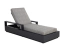 Tavira Lounger - Charcoal - Lanikai Salt And Pepper