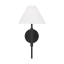 Porteau Medium Sconce Midnight Black