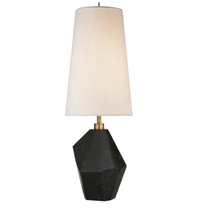 Halcyon Accent Table Lamp - Black Marble