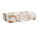 Laros Coffee Table - Rectangular - Crema Breccia Marble