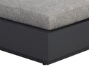 Tavira Lounger - Charcoal - Lanikai Salt And Pepper