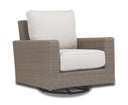Coronado Swivel Rocker in Canvas Flax w/ Self Welt