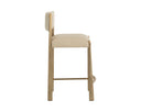 Bayard Counter Stool - Antique Brass - Napa Beige / Santa Cruz Oatmeal