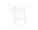 Mavia Counter Stool - Ludlow Sesame Leather