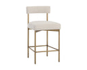 Seneca Counter Stool - Antique Brass - Danny Ivory