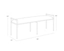 Esai Bench - Zenith Taupe Grey