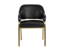 Malachi Dining Armchair - Cantina Black
