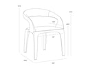 Atika Dining Armchair - Ivanhoe Pine
