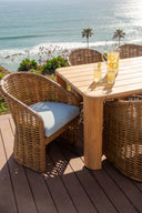 Natural Teak 96" Dining Table
