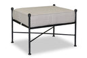 Provence Ottoman in Canvas White w/ Self Welt