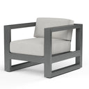 Redondo Club Chair in Cast Silver, No Welt