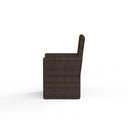 Montecito Dining Chair in Canvas Flax w/ Self Welt