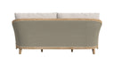 Cambria Sofa in Canvas Canvas w/ Self Welt