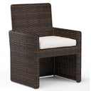Montecito Dining Chair in Canvas Flax w/ Self Welt