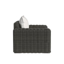 Cabo Oversized Club Chair in Soothe Pearl w/ Flange Welt