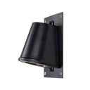 Wade Outdoor Brass Wall Spotlight with Back Plate IP54