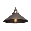 Rio Vintage Wall Light with Brass Cone Shade 15"
