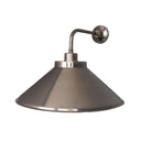 Rio Vintage Wall Light with Brass Cone Shade 15"