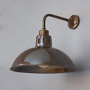 Paris Industrial Brass Wall Light 12"