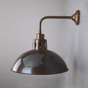 Paris Industrial Brass Wall Light 12"