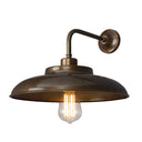 Telal Industrial Brass Factory Wall Light 12.75"