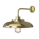 Telal Industrial Brass Factory Wall Light 12.75"