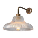 Mono Vintage Railway Glass Wall Light 12"
