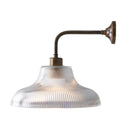Mono Vintage Railway Glass Wall Light 12"
