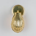 Shell Brass Wall Sconce