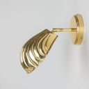 Shell Brass Wall Sconce