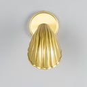 Shell Brass Wall Sconce