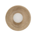 Myrtos Sconce | Travertine