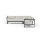 Redondo Sectional in Cast Silver, No Welt