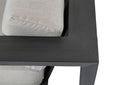 Redondo Swivel Club in Cast Silver, No Welt