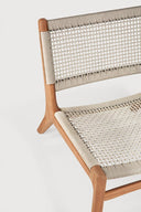 Jack Woven Outdoor Lounge Chair | Teak | Beige Cord