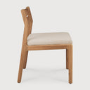 Jack Outdoor Dining Chair | Teak | Natural Fabric