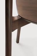 Bok Dining Chair | Varnished Teak | Brown