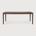 Bok Dining Table | Varnished Teak | Brown | Rectangular | 79" X 37"