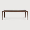 Bok Dining Table | Varnished Teak | Brown | Rectangular | 87" X 37"