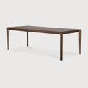 Bok Dining Table | Varnished Teak | Brown | Rectangular | 87" X 37"