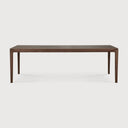Bok Dining Table | Varnished Teak | Brown | Rectangular | 94" X 39"