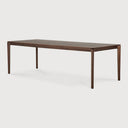 Bok Dining Table | Varnished Teak | Brown | Rectangular | 94" X 39"