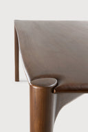 Pi Dining Table | Varnished Teak | Brown | Rectangular | 94" X 39"