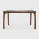 Pi Dining Table | Varnished Teak | Brown | Rectangular | 55" X 31"