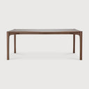 Pi Dining Table | Varnished Teak | Brown | Rectangular | 79" X 37"