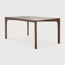 Pi Dining Table | Varnished Teak | Brown | Rectangular | 79" X 37"