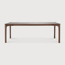 Pi Dining Table | Varnished Teak | Brown | Rectangular | 87" X 37"