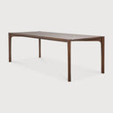 Pi Dining Table | Varnished Teak | Brown | Rectangular | 94" X 39"