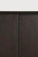Pi Sideboard | Varnished Teak | Dark Brown | 4 Doors