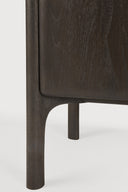 Pi Sideboard | Varnished Teak | Dark Brown | 4 Doors